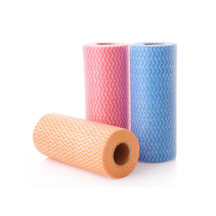 Рулон из 50 частей нетканого полотна не содержащего мытья чистящая тряпка