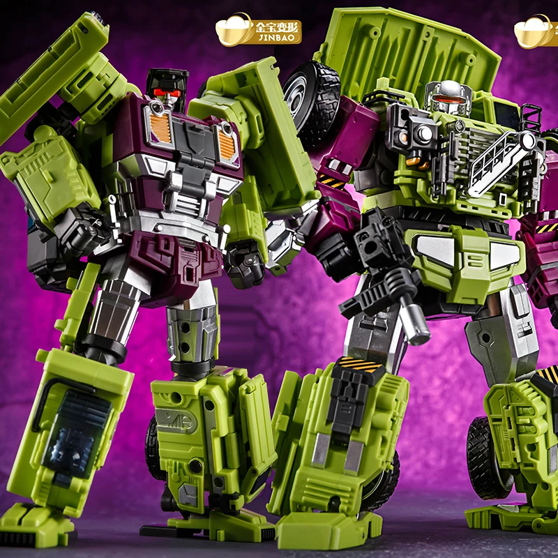 JinBao Разрушитель трансформация G1 GT Oversize 6 в 1 Bonecrusher Scrapper Gravity Mixmaster Hook KO фигурка