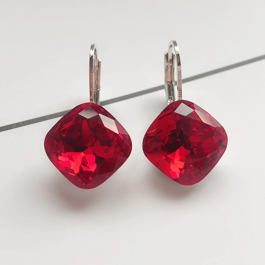 Высококачественные квадратные дизайнерские серьги Boucle D'oreille для женщин
