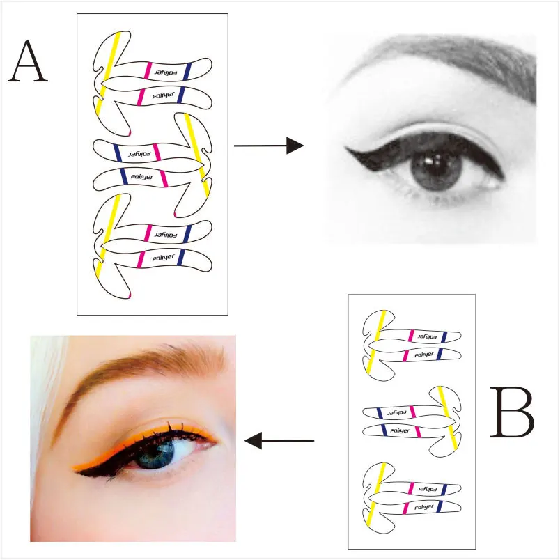 Самоклеящаяся подводка для глаз липкая легкого макияжа Новые поступления!|eyeliner