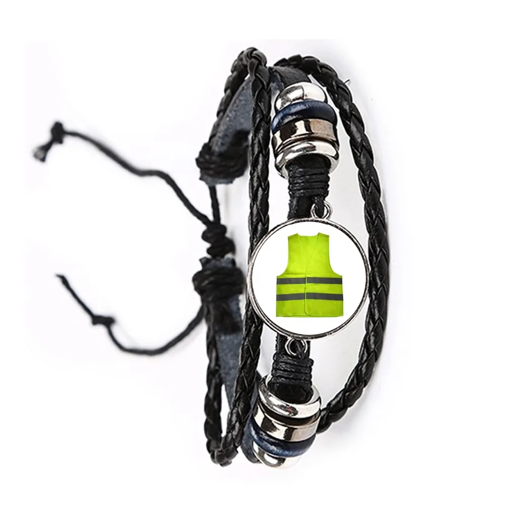 Креативный кожаный жилет желтого цвета, идеальная сувенирная идея для мужчин