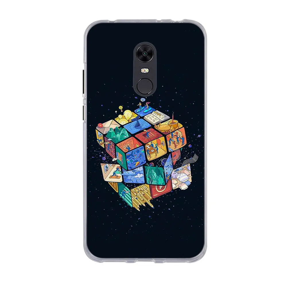 Case For Xiaomi Redmi 5 Plus Note Cover Soft TPU Silicone for 6A Fundas Bumper 4 4X Bag |