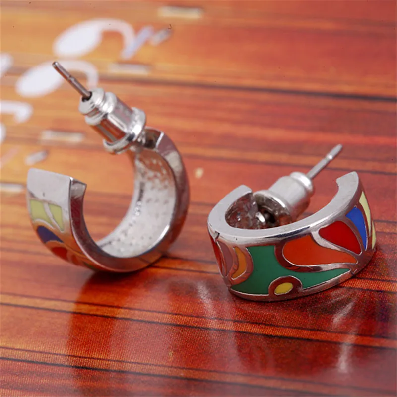 

Water-Drop Moslem Islamic Design Alloy Enamel Jewelry Earrings,1pair/pack