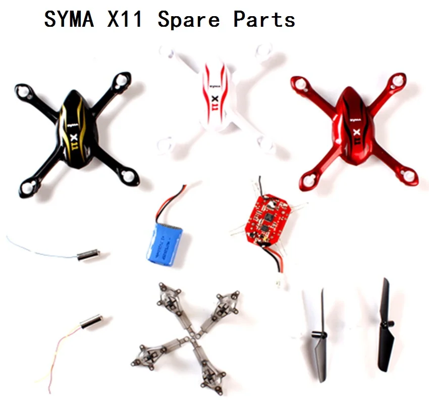 SYMA X11 запасные части доступ пропеллер лопасти двигатель CW CCW Мини Дрон