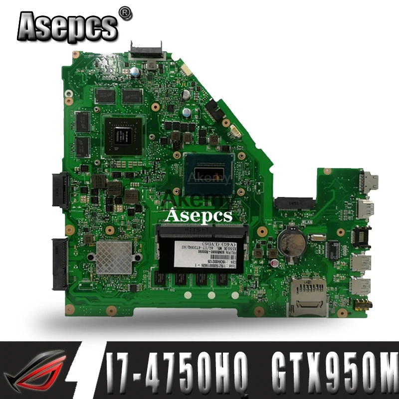 X550JX материнская плата для ноутбука For Asus X550JF X550JD X550JK X550J тест оригинальный mainboar