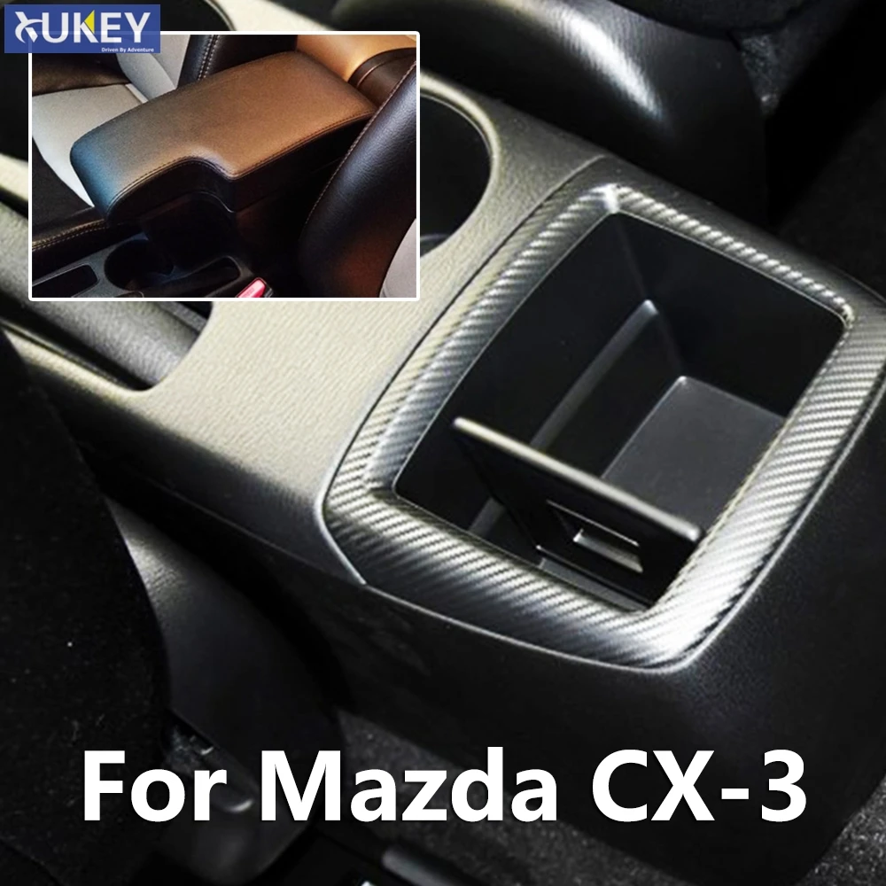 Автомобильный Стайлинг черный Центральный приставка для Mazda CX 3 2015 2019 новый