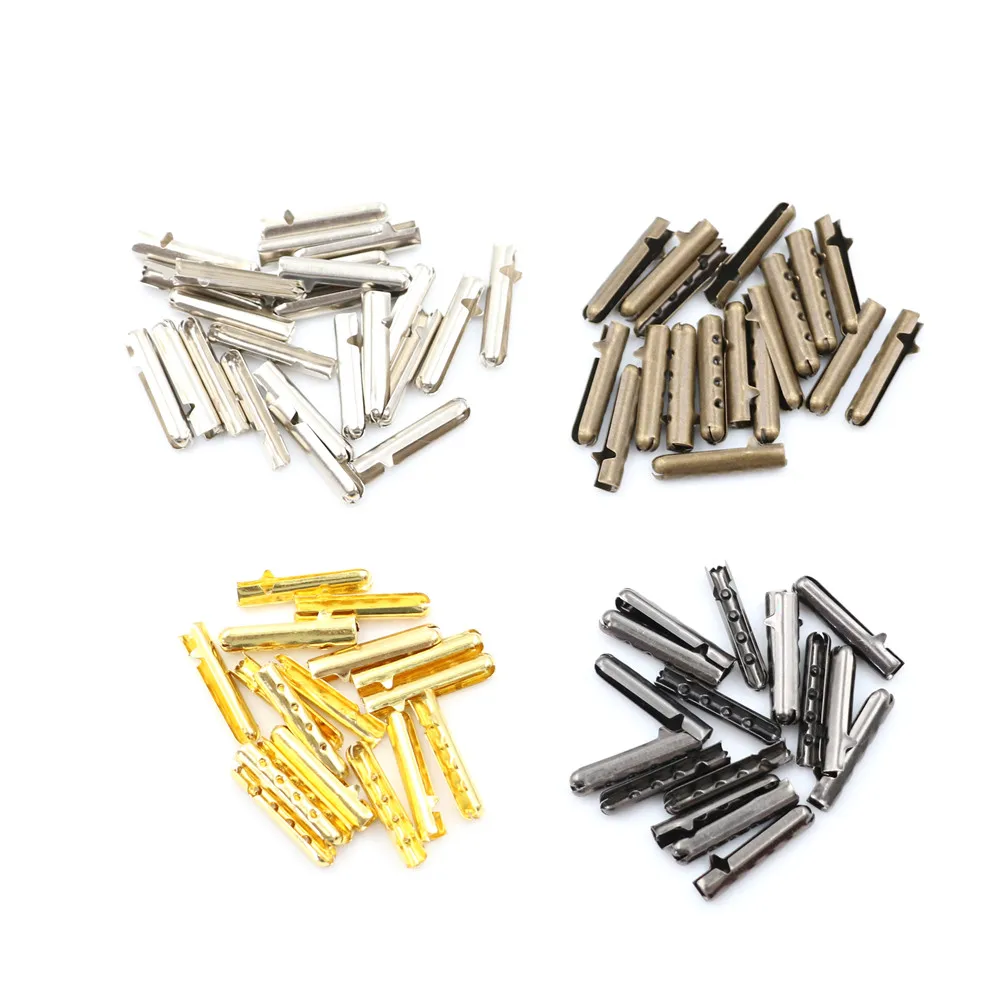 10PCS Or 40PCS DIY  Women Men Shoelaces Shoe Lace Tips Replacement Head Shoestrings Bullet Aglets  Accessories 4 Colors
