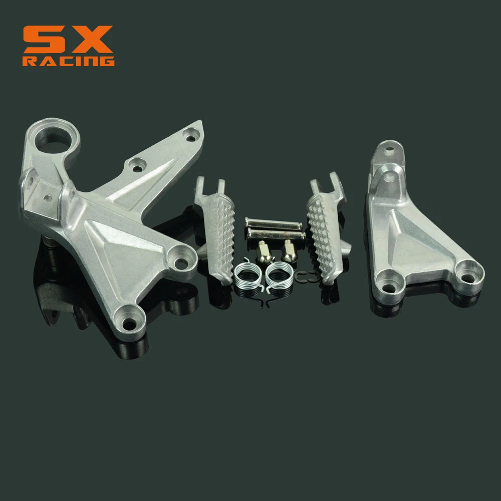 

Motorcycle Silver Black Street Bike Front Foot Pegs Pedal Footrest For HONDA CBR1000RR 2008 2009 2010 2011 2012 2013 2014