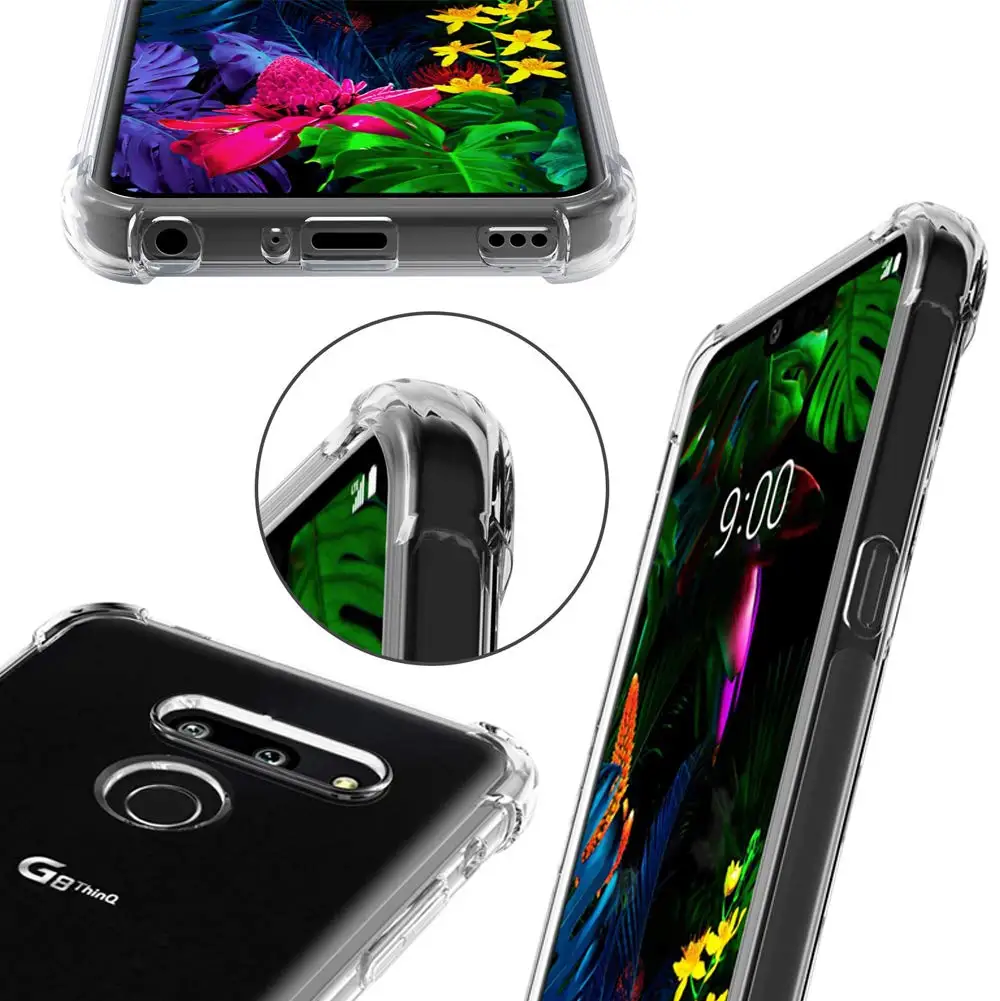 Чехол ThinQ для LG G8 гибридный ударопрочный ультратонкий защитный прозрачный чехол