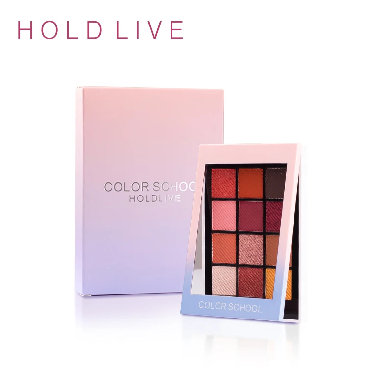 Удерживайте живые тени для век 12 цветов Красота Тени матовые телесный макияж