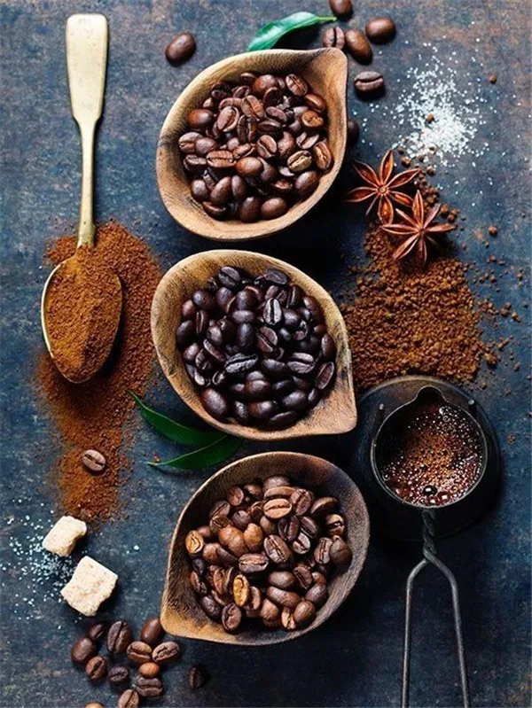 FA3327 HUACAN Алмазная картина кофе Алмазная вышивка распродажа 5d Алмазная мозаика полная картина из квадратных стразов Прямая поставка - Цвет: FA3327