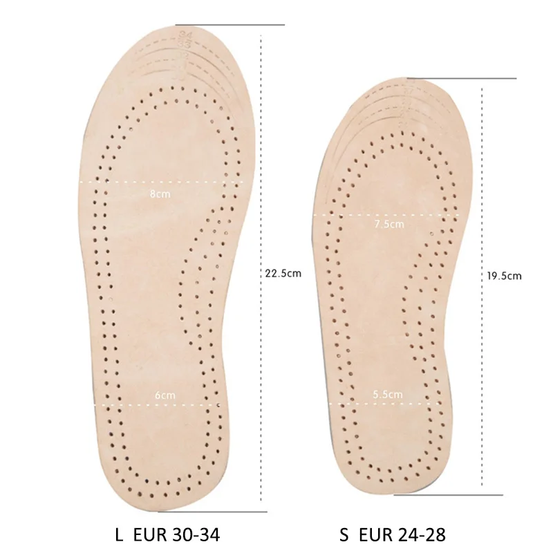 1 пара Детские массажные стельки из натуральной кожи|insole pad|insoles for basketball shoesinsoles