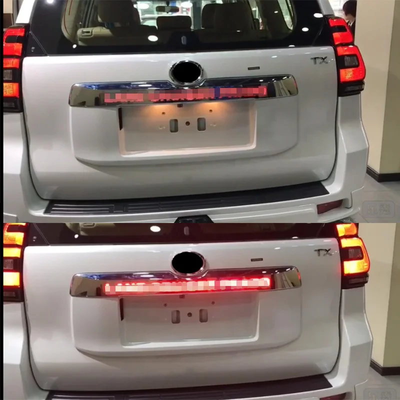 Светодиодный светильник Системы Хром Задняя Крышка багажника для Toyota Prado 150 Land