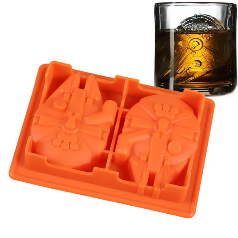 Звездные войны Сокол Тысячелетия корабль кубики льда Mold Maker Бар партия силикона