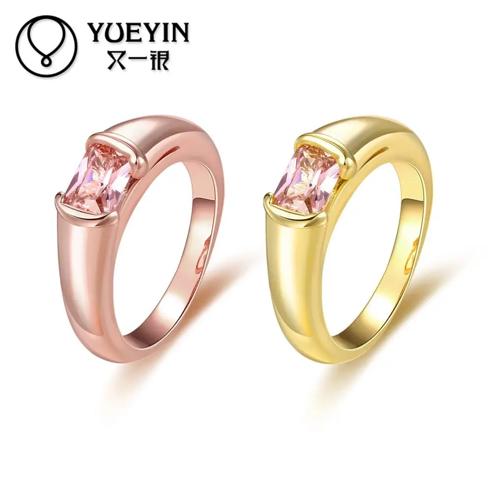 R184-B-8 Factory Price New Fashion Style Jewelry Nickle Free Antiallergic 18K Gold Plated zircon Ring | Украшения и аксессуары