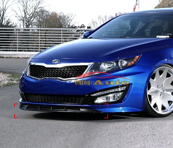 Матовый черный передний бампер Skit отделка крыла спойлера крышка губы для Kia K5 Optima