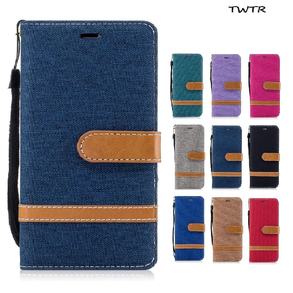 SM-A520F Denim Flip Case for Samsung Galaxy A5 A 5 2017 A520 SM-A520 A520F Cover 520 A520F/DS SM-A520F/DS Bag | Мобильные телефоны