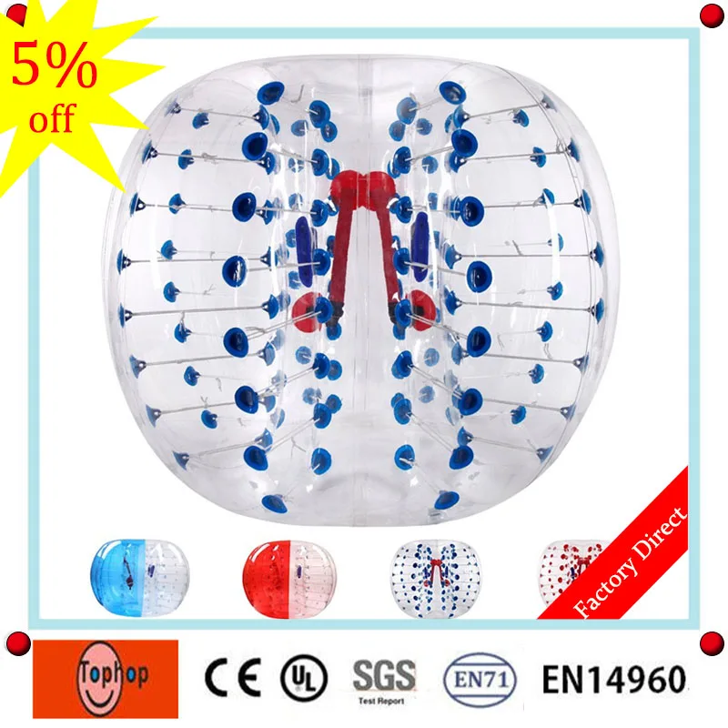 Inflatable bumper ball body zorb bubble soccer free shipping | Игрушки и хобби