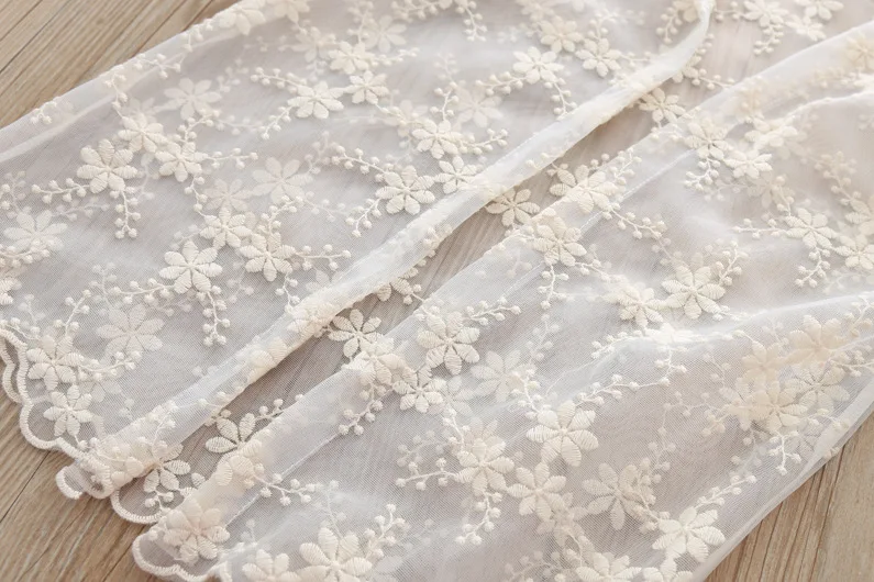 Girls Thin Outerwear Hoody Fashion Clothes Summer Girl Lace Sun Protection Shirt 4 years White Blouse Cardigan Outwear For | Детская
