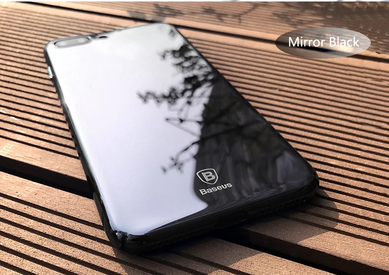 Baseus бренд Аврора светильник чехол для iPhone 8 7 Plus ультра тонкий зеркальный Жесткий ПК чехол для iPhone 8Plus 7 Plus Coque Fundas