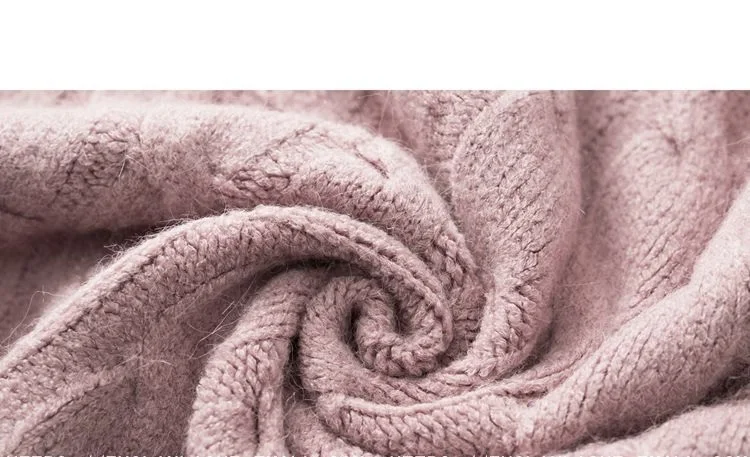 Autumn winter sweater 2018 female knit bottom shirt Pullover women sweaters Vintage twist loose thick candy color lazy pullover | Женская