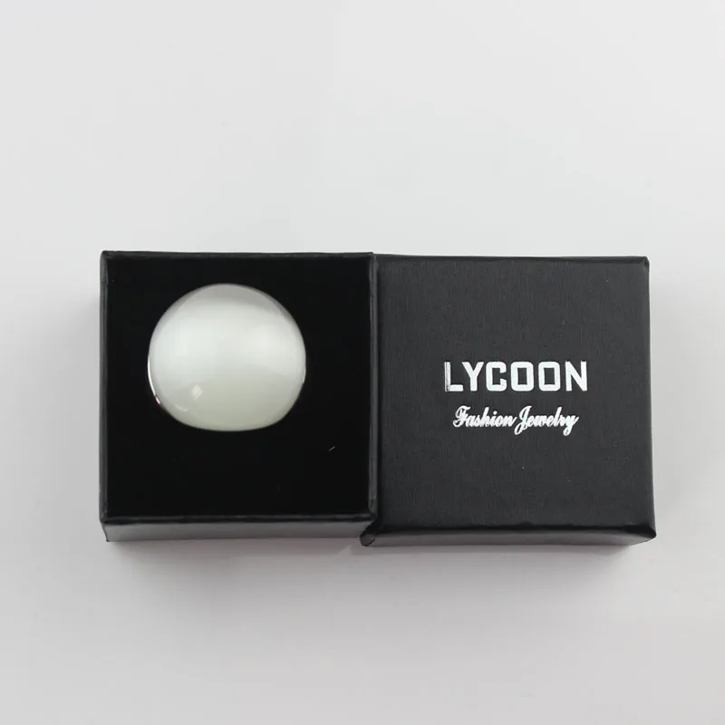 Модное высококачественное женское кольцо LYCOON с опалами из нержавеющей стали 316L