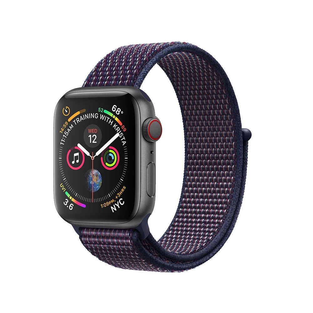 Спортивная петля ремешок для Apple Watch band 42 мм 38 iWatch 4 44 40 нейлоновый браслет watch 3 2 1