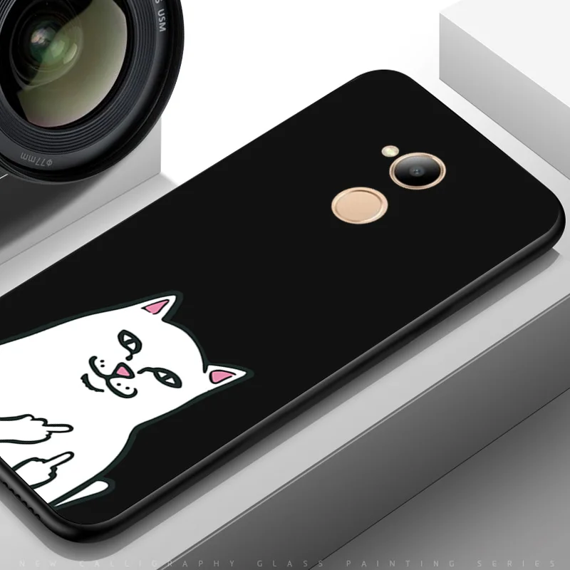 TPUBLK508 YOUVEI чехол для huawei Honor 6C 6C Pro Чехол черный мягкий ТПУ задняя крышка для huawei Honor 6C Pro чехол для телефона - Цвет: TPUBLK508