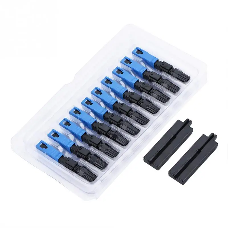 100pcs SC Single Mode Fiber Optic Quick Fast Embedded Connector Connecting Adapter for FTTH | Обустройство дома