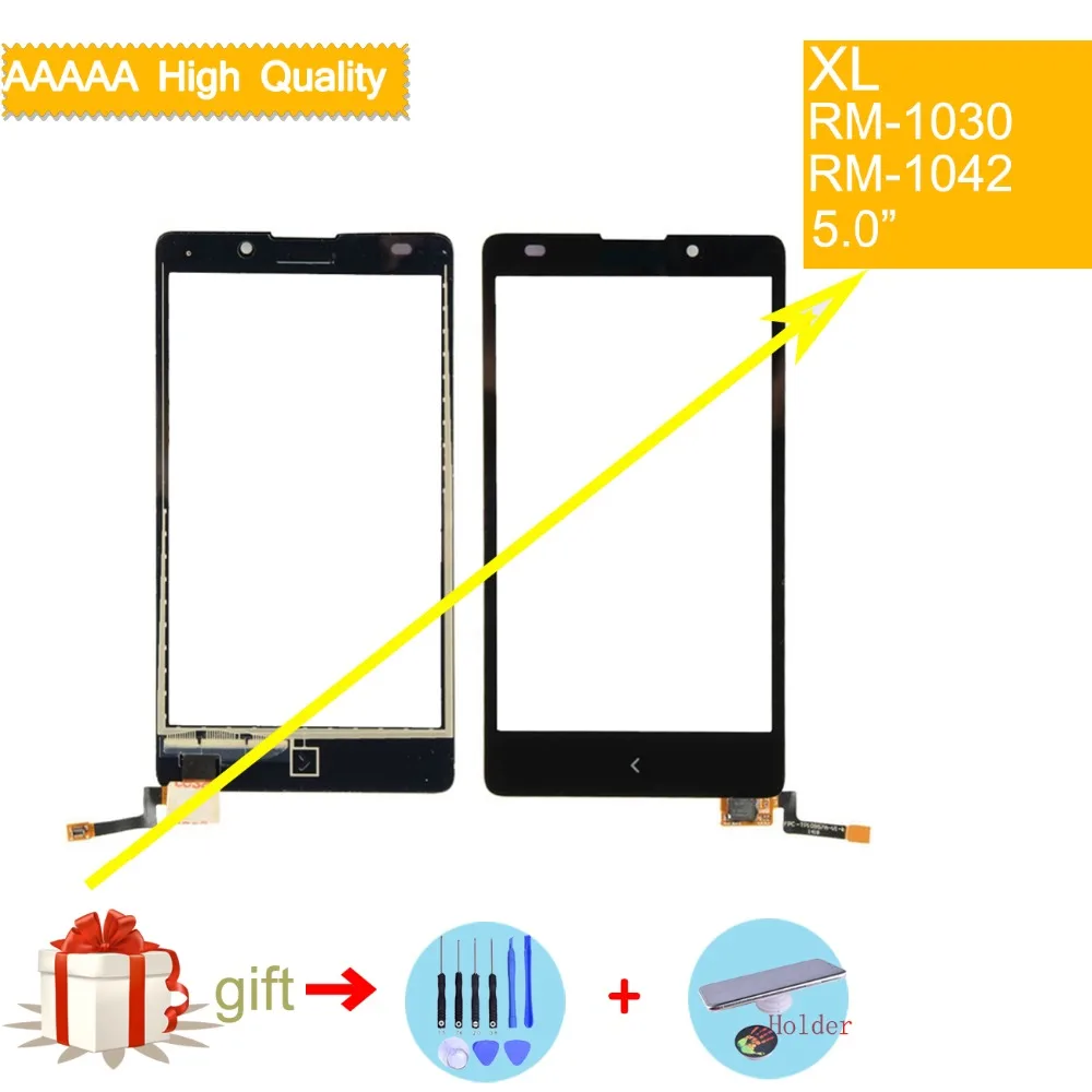 10 шт./лот XL сенсорный экран для Nokia Dual Sim RM 1030 Сенсорная панель дигитайзер стекло