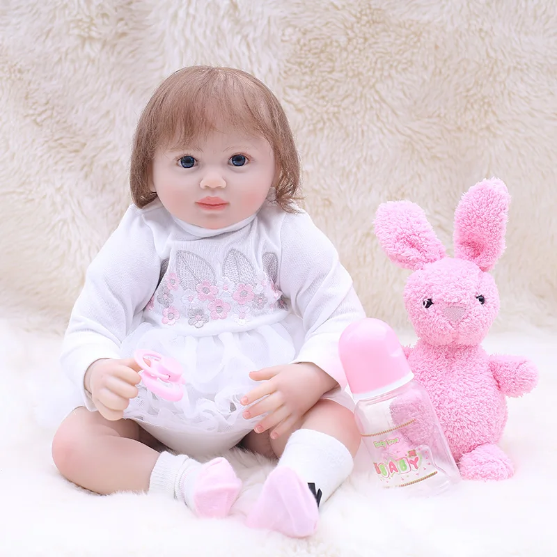 NPK 20 &quot50 см Кукла Reborn для продажи мягкие игрушки силиконовые Младенцы Девочки
