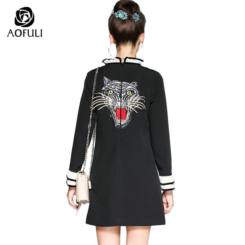S/XL/2XL/4XL/5XL женское плиссированное платье на осень и зиму модное размера плюс с