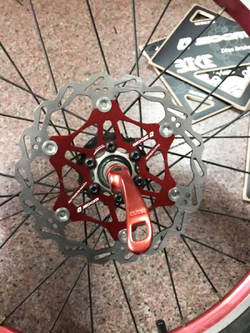 ZOOM горный велосипед MTB DH 6 дюймов 160 мм 180 мм 203 мм плавающий дисковый тормоз ротор велосипедный ротор дисковый тормоз