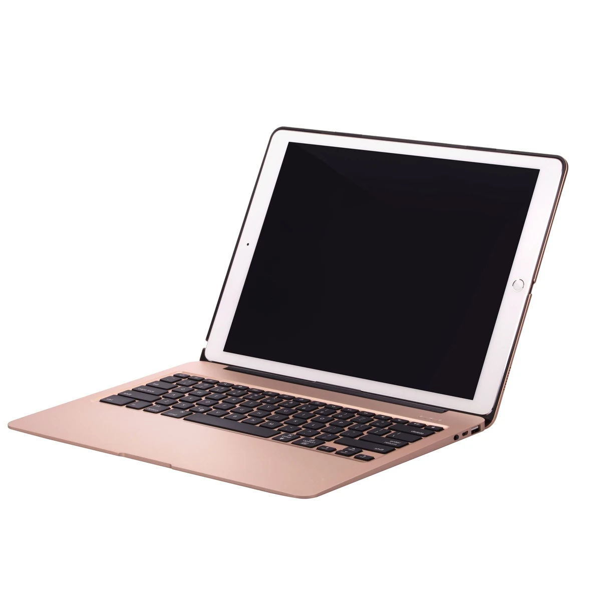 Для iPad Pro 12,9 беспроводной Bluetooth чехол-клавиатура для iPad Pro 12,9 дюйма планшет алюминиевый сплав подставка чехол Funda+ ручка - Цвет: Rose Gold