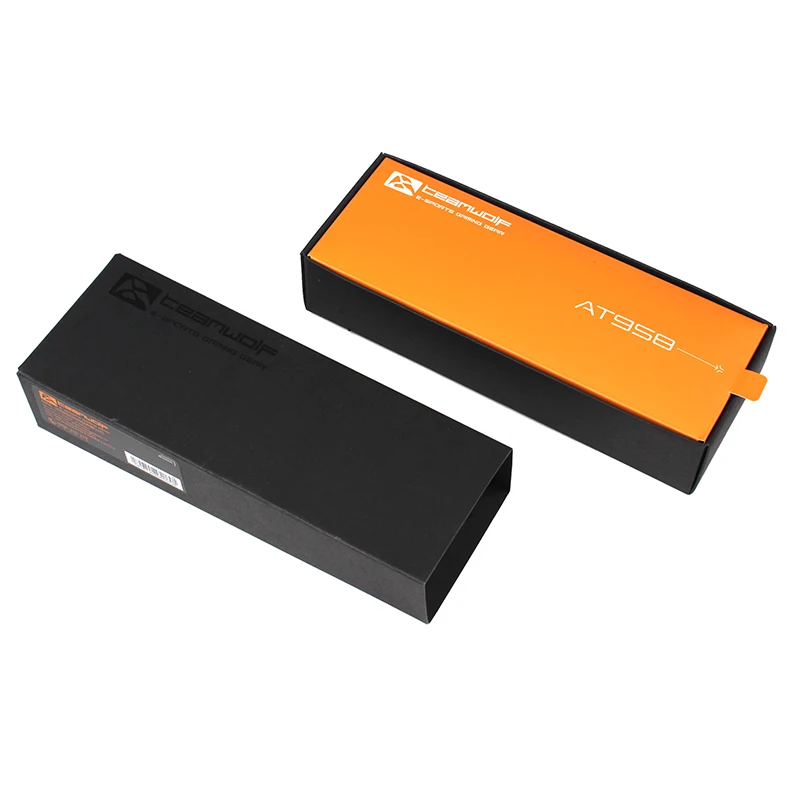 Оригинальная Проводная игровая мышь TEAMWOLF AT958 USB оптическая дышащая со