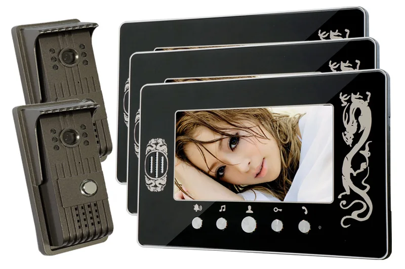 7 Inch Kleur LCD Indoor Monitor Wired Video Deurtelefoon