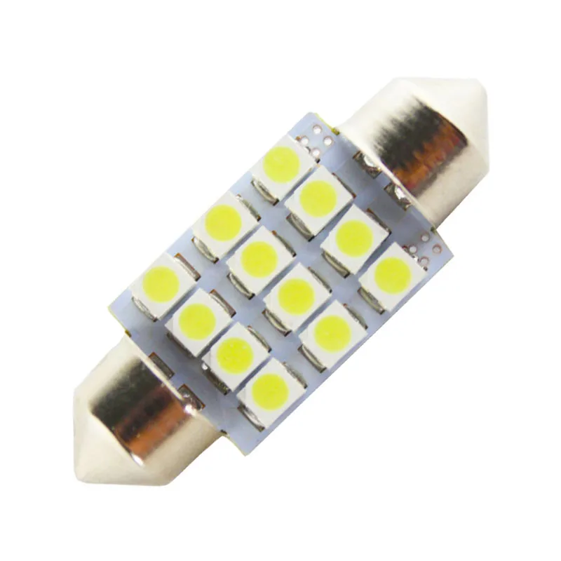 4X 31 36 39 мм 3528 1210 SMD 12 светодиодный Авто купольная гирлянда для интерьера подсветка