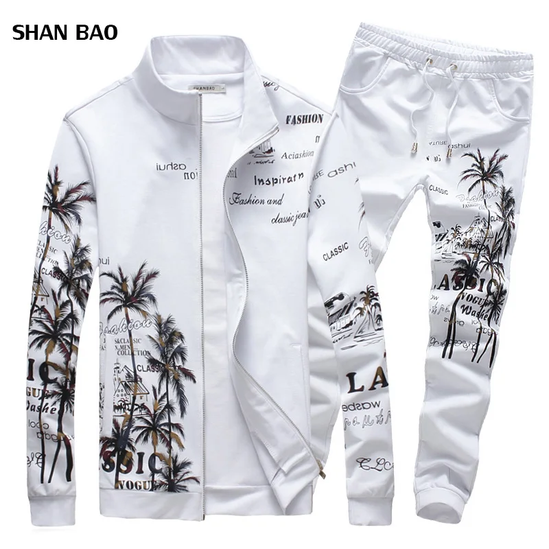 Высокое качество новинка 2017 модный бренд мужской спортивный костюм набор