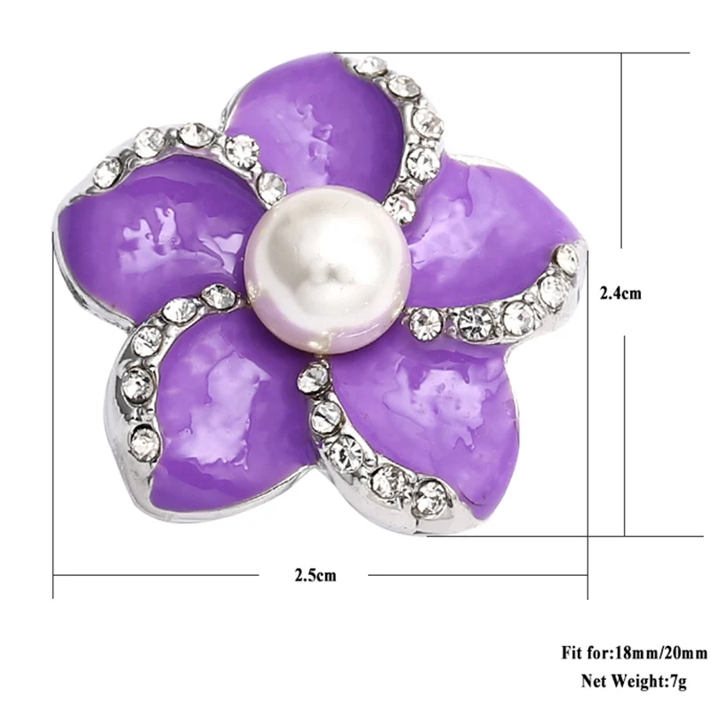 4 вида цветов многослойный цветочный жемчужный узор круглые кнопки подходят для