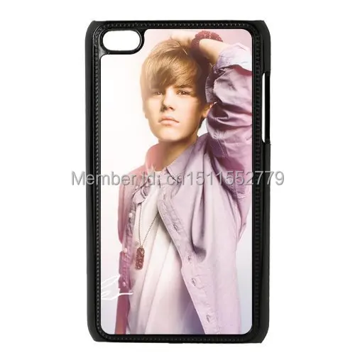 Decorative Justin Bieber Case For ipod touch 4 Special Design |