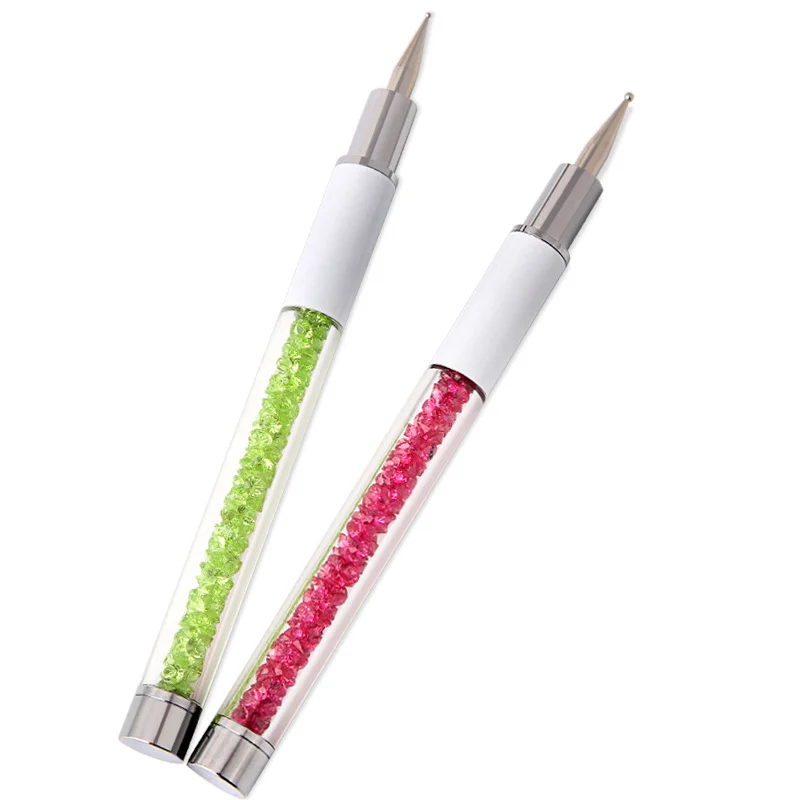 Металлическая головка 1 шт. ручка для маникюра сверлильная точка стразы