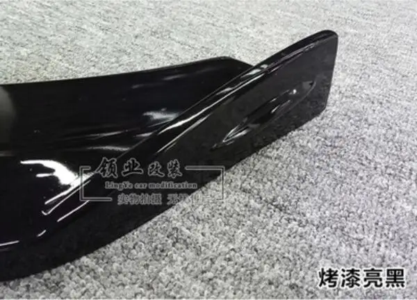 Black Paint Высокое качество ABS для автомобиля передний бампер спойлер, авто передний бампер диффузор Крышка для Toyota CHR - Цвет: Black Paint