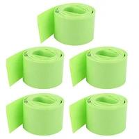 5pcs 2m 6 5ft 23mm lime pvc heat shrink wrap tubing wire for 1 x aa battery