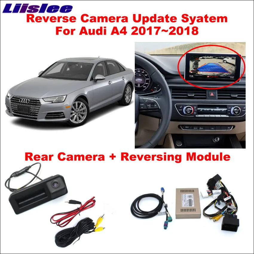 Камера заднего вида для Audi A4 2017 2018 адаптер интерфейса парковочная камера