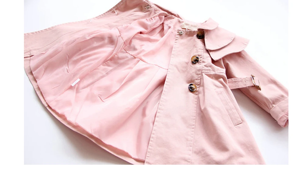 DIMUSI Autumn Girls Jacket Fashion Kids Trench Coats jacket Baby Casual Outwear Windbreaker Jackets Children's Clothing |