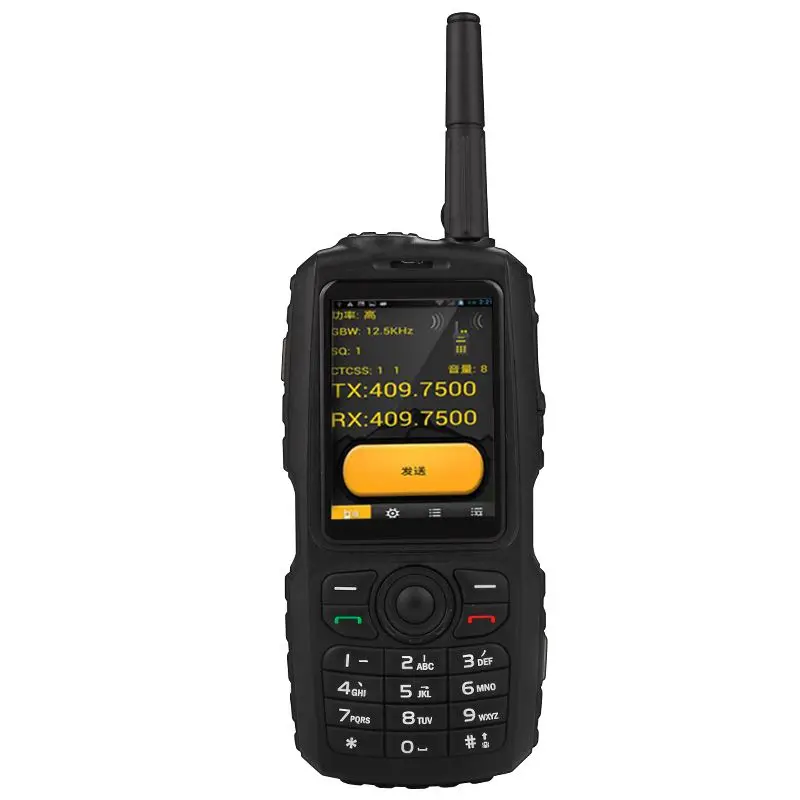 Радиостанция с SIM-картой 3G 3800 мАч батарея WAP bluetooth WCDMA Wi-Fi GPS двусторонняя