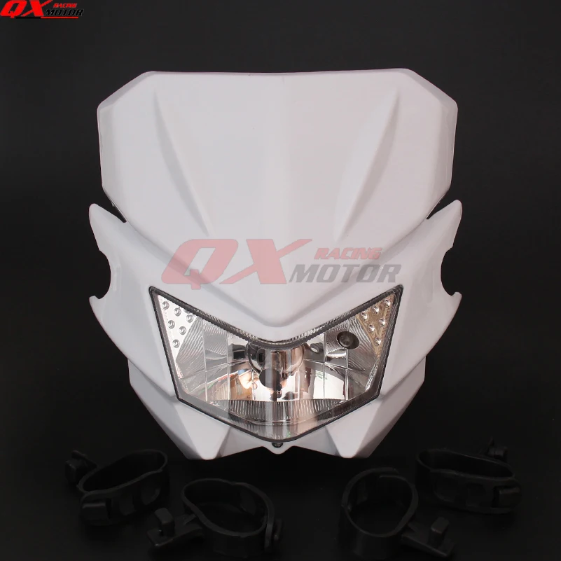 Фара для мотокросса KLX KX 110 WR250F WR450F фара 12 в 35 Вт H4 внедорожные велосипеды|fairing