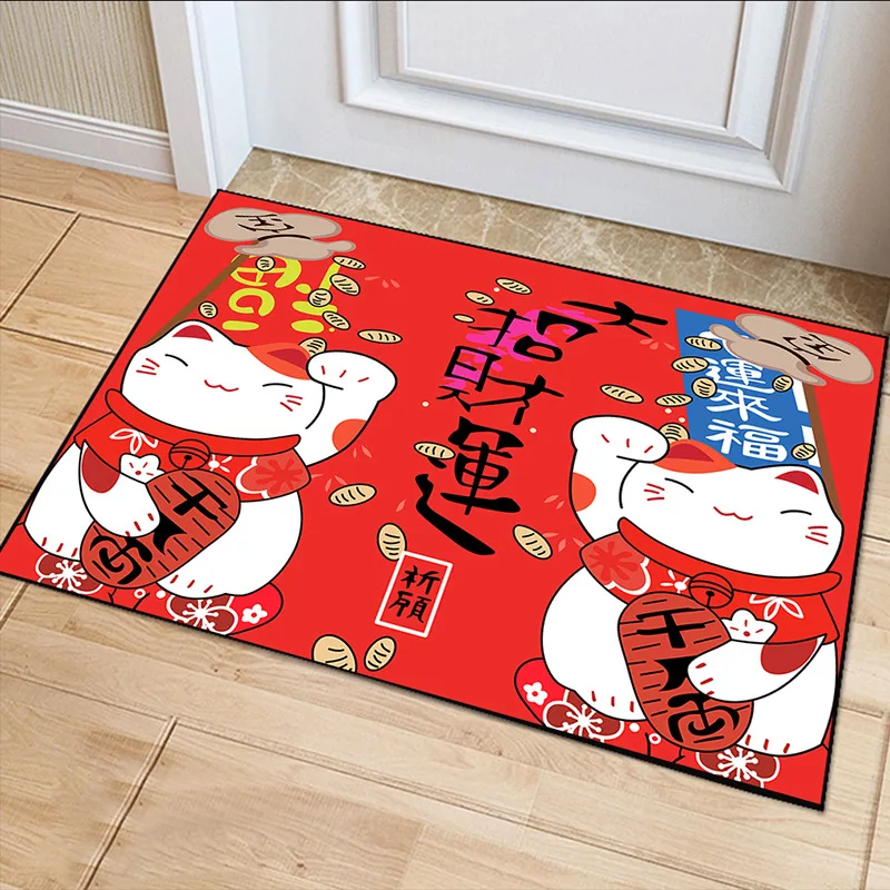 Напольный коврик Fortune Cat ковер для гостиной декор кухни спальни ног|Коврик| |