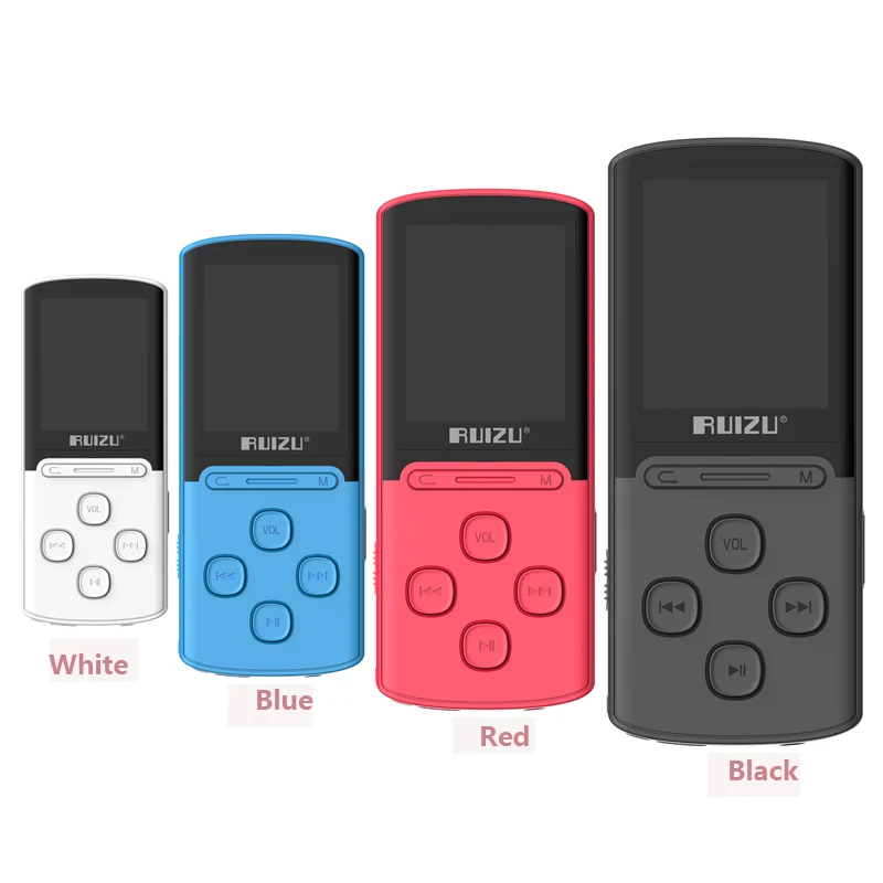 Оригинальный ruizu X11 MP3 плееры 8 ГБ Портативный Поддержка 64 Micro SD карты с fm Радио