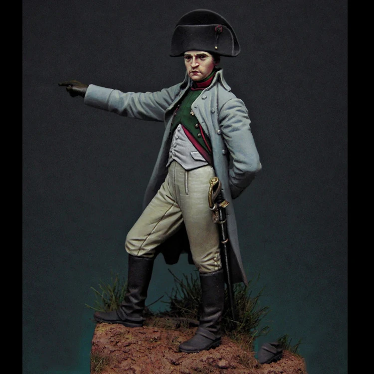 1/32 шкала Неокрашенная полимерная фигурка Наполеона Бонапарта GK фигурка|Наборы